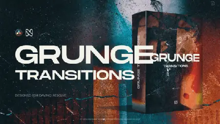 Grunge Transitions for DaVinci Resolve 56698094