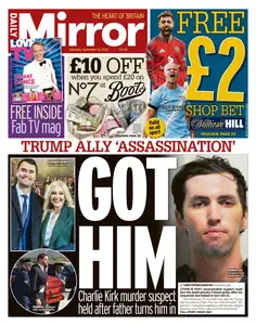 Daily Mirror - 13 September 2025