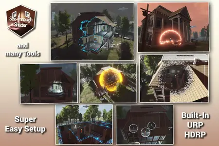 Unity Asset - See-through Shader v1.8.5