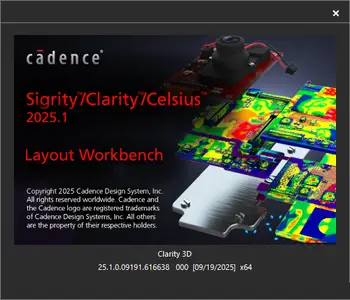 Cadence Sigrity X Platform 2025.1 (25.10.000)