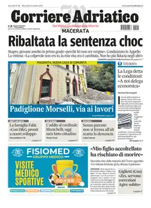 Corriere Adriatico Macerata - 22 Ottobre 2025