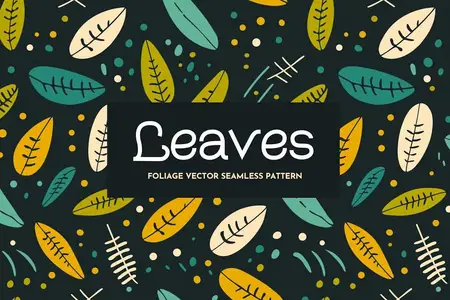 EE - Leaves Vector Seamless Pattern 5JDUBBY