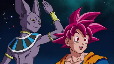 Dragon Ball Super (2015 S01E12 The Universe Will Shatter Clash! Destroyer vs Super Saiyan God! ZR