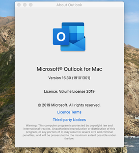 Microsoft Outlook 2019 for Mac v16.38 VL Multilingual