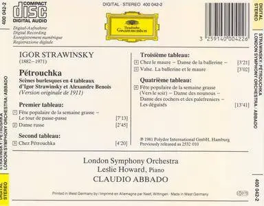 Stravinsky - Petrouchka (original 1911 version) - LSO, Abbado (1981) {Deutsche Grammophon 400 042-2}