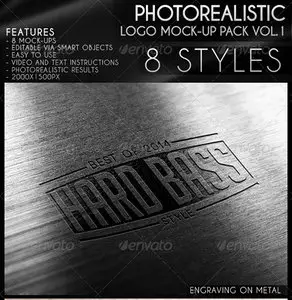 GraphicRiver - Photorealistic Logo Mock-Up Pack Vol.1