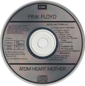 Pink Floyd - Atom Heart Mother (1970) [1987, EMI CDP 7 46381 2, UK]