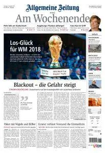 Allgemeine Zeitung Mainz - 02. Dezember 2017