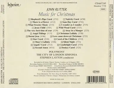 Polyphony/The City Of London Sinfonia - John Rutter: Music For Christmas (2001) {Hyperion}
