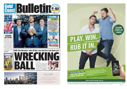 The Gold Coast Bulletin – March 12, 2019