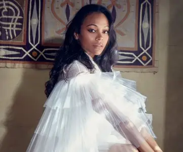 Zoe Saldana by Warwick Saint for Latina Magazine December 2015