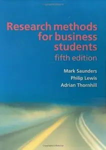 Research Methods for Business Students, 5th edition