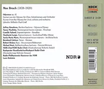 Leon Botstein, Radio-Philharmonie Hannover des NDR - Max Bruch: Odysseus (1999)