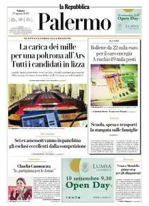 la Repubblica Palermo - 27 Agosto 2022