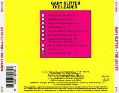 Gary Glitter - The Leader (1974) {Epic WEK39299 rel 1984}