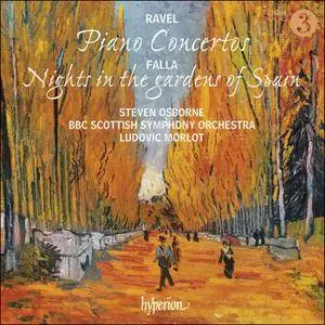 Steven Osborne, BBC SSO, Ludovic Morlot - Ravel: Piano Concertos; Falla Nights in the gardens of Spain (2017) [24/96]