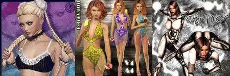 3D: Super Vixen Poses I | Delia Outfit | ToXic Toon 