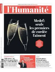 L'Humanite du Mardi 3 Juillet 2018