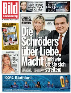 Bild Zeitung vom 30 Dezember 2012