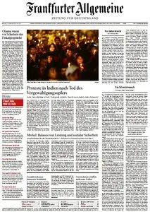 Frankfurter Allgemeine Zeitung vom Montag/Dienstag, 31./01. Dezember/Januar 2012/2013