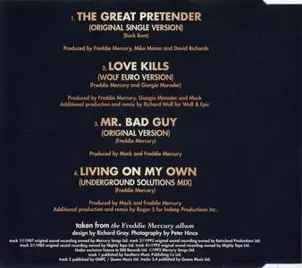 Freddie Mercury - The Great Pretender (Netherlands CD5) (1987) {1993 Parlophone}