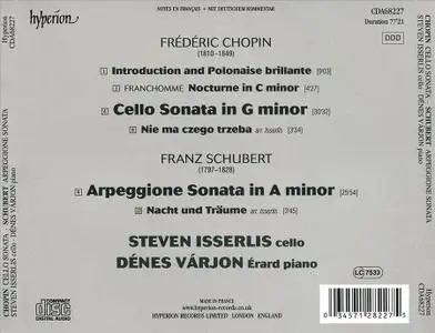 Steven Isserlis, Dénes Várjon - Chopin: Cello Sonata; Schubert: Arpeggione Sonata (2018)