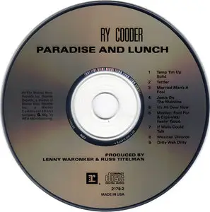Ry Cooder - Paradise And Lunch (1974)