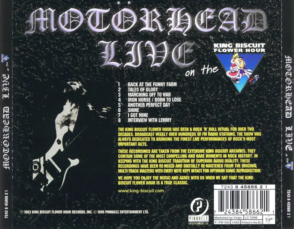 Motörhead - Live on the King Biscuit Flower Hour (1998)