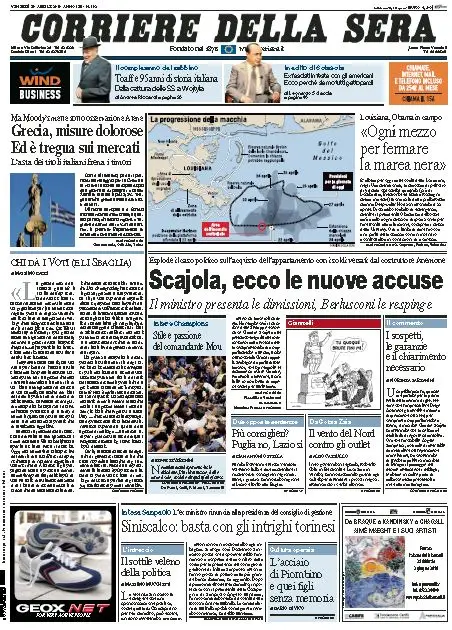Il Corriere della Sera (30-04-10)