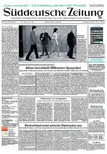 Süddeutsche Zeitung vom Freitag, 10. Februar 2012