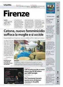 la Repubblica Firenze - 7 Luglio 2018