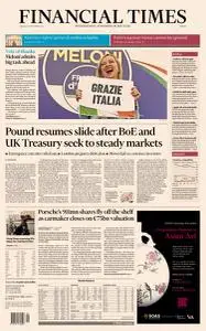 Financial Times Europe - September 27, 2022
