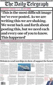 The Daily Telegraph - 13 October 2023