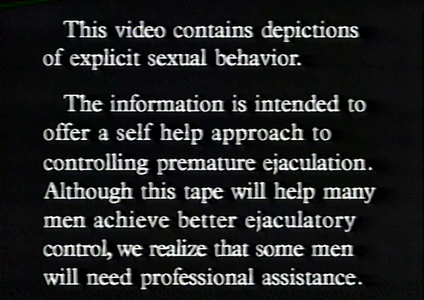 You Can Last Longer: Solutions For Ejaculatory Control (1992)