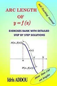 Arc length of y=f(x): Exercises bank with detailed step-by-step solutions