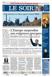 Le Soir du 27 Janvier 2015