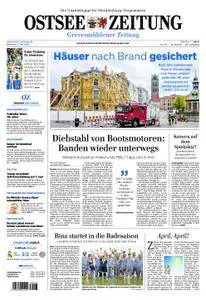 Ostsee Zeitung Grevesmühlener Zeitung - 02. Mai 2018