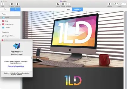 RapidWeaver 6.0.5 Mac OS X
