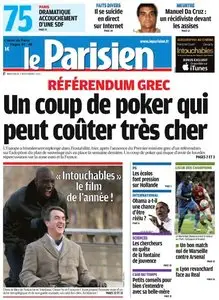 Le Parisien & Le Journal de Paris du Mercredi 2 Novembre 2011