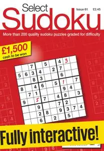 Select Sudoku – 05 June 2017