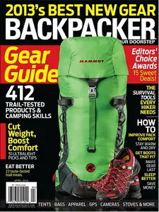 Backpacker Magazine April 2013