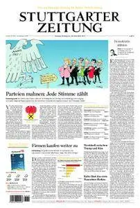Stuttgarter Zeitung Stadtausgabe (Lokalteil Stuttgart Innenstadt) - 23. September 2017