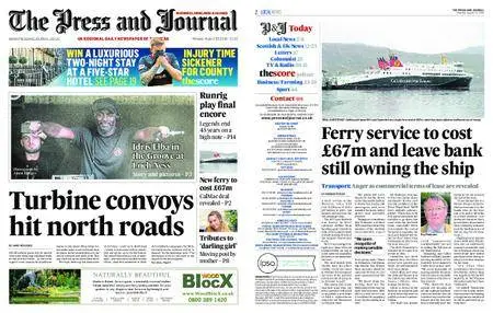 The Press and Journal Highlands and Islands – August 20, 2018