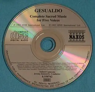 Oxford Camerata, Jeremy Summerly - Carlo Gesualdo: Complete Sacred Music for Five Voices (1993)