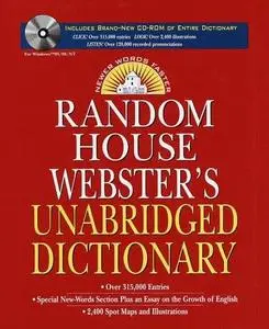 Random House Webster’s Unabridged Dictionary and CD-Rom Version 3.0