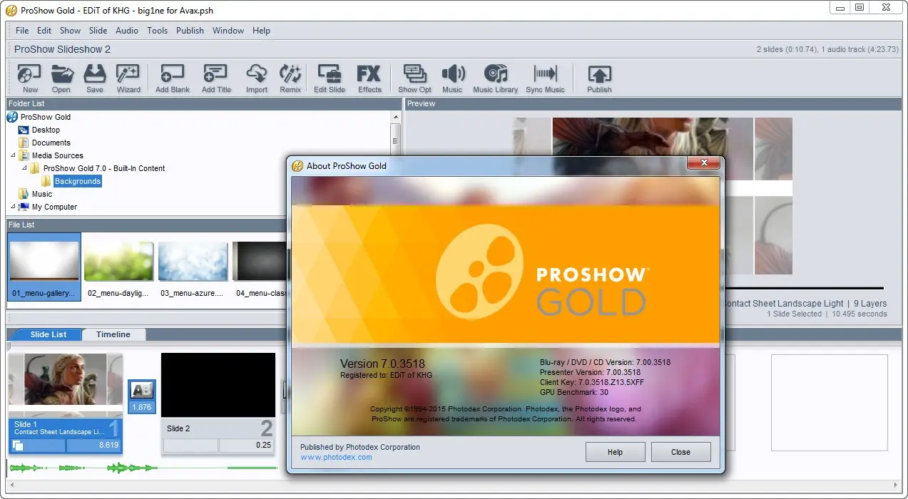 Photodex Proshow Gold 7.0.3518 Crack