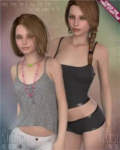 3D Models of Girls - Pack 2