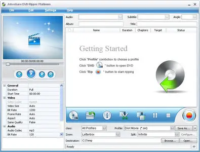 Joboshare DVD Ripper Platinum 2.7.0.0911 Portable