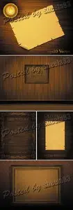 Wooden Backgrounds Vector 2