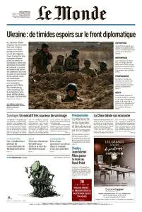 Le Monde du Jeudi 31 Mars 2022